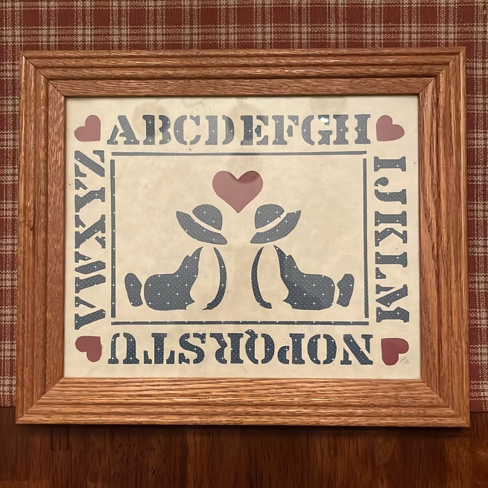 Primitive alphabet picture